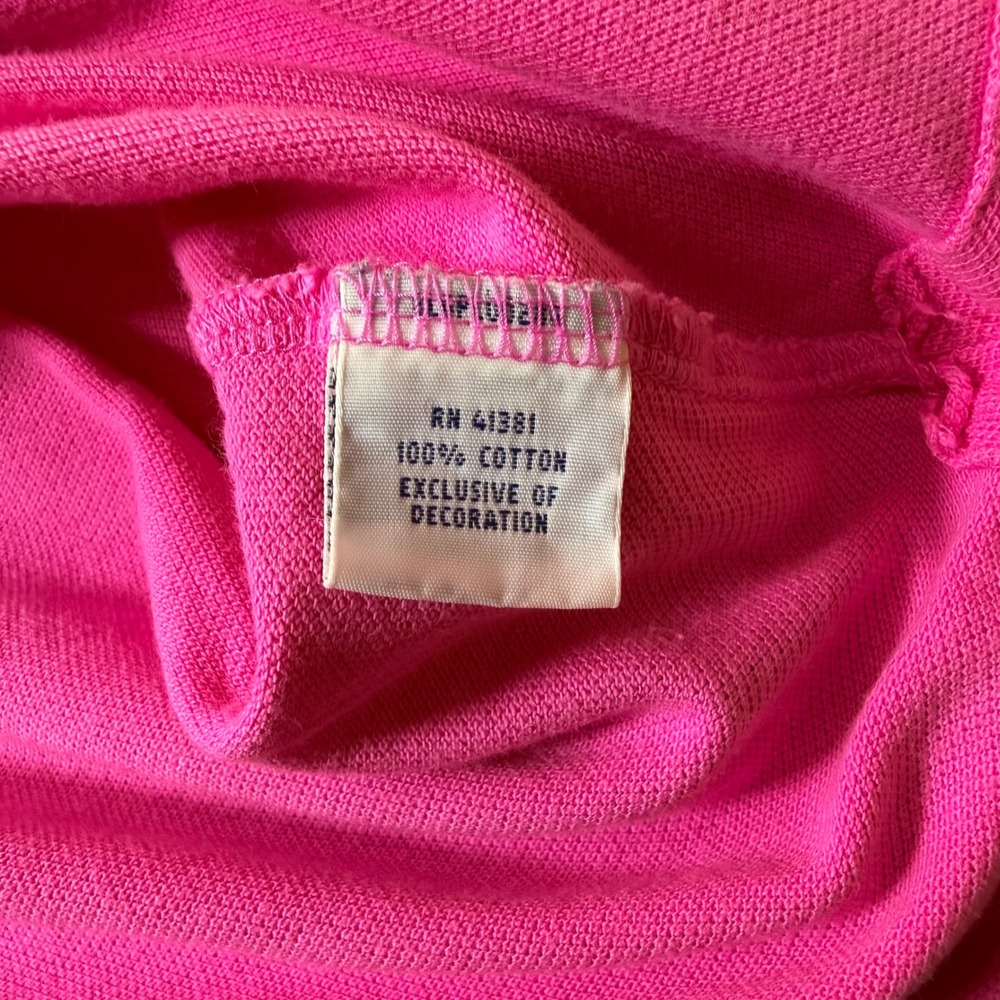 Polo Ralph Lauren Mens XL Hot Pink Short Sleeve Pique Polo Shirt Green Pony Logo - Picture 10 of 12